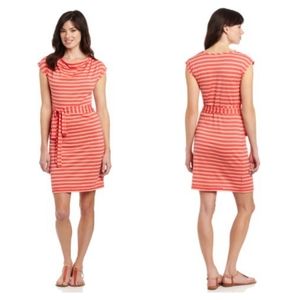 IceBreaker Pizzario Cowl Neck Striped Dress S